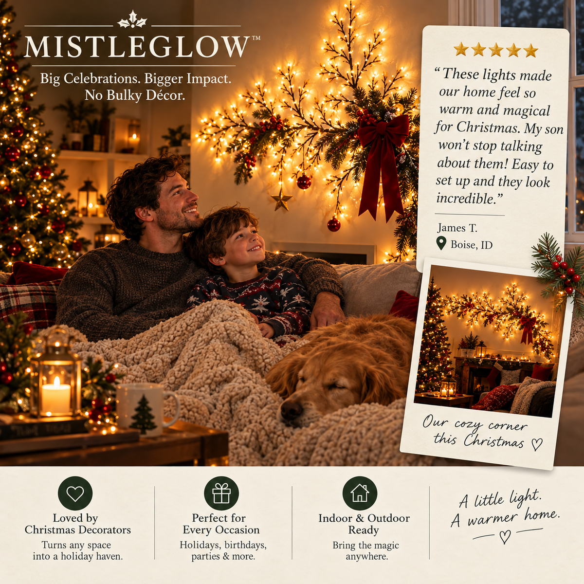MistleGlow™ Wall Lights