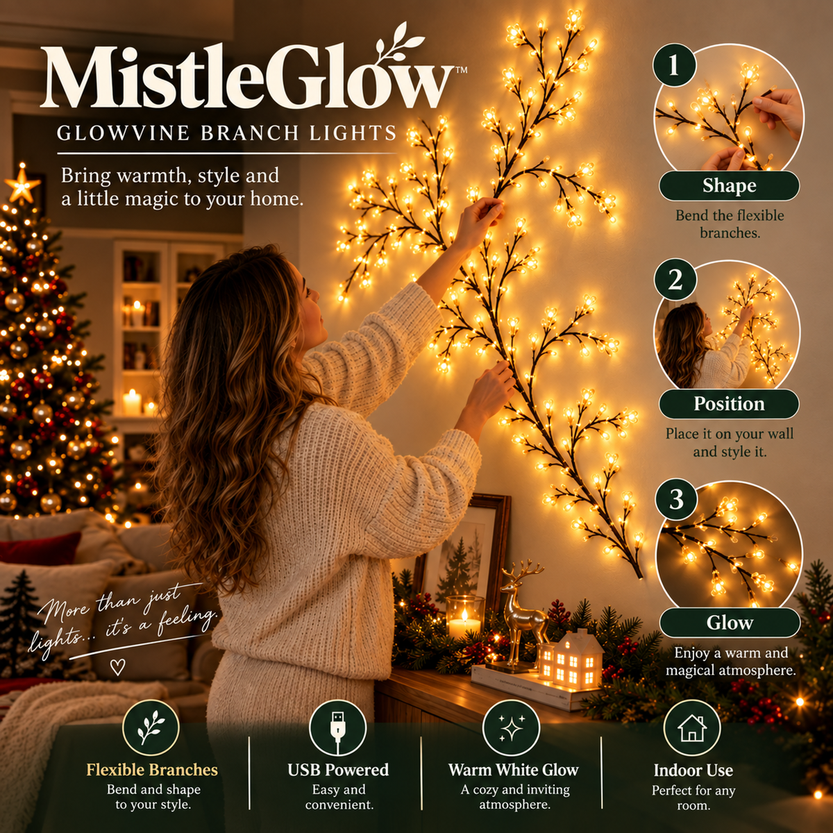 MistleGlow™ Wall Lights